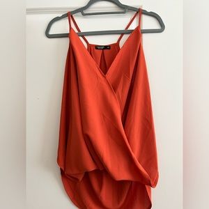 Orange SHEIN curve 1XL tank top